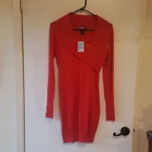 Red Sweater Dress